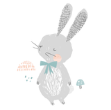 graphic tee | spring bunny - Aaria Tees Aaria Tees