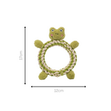 Daisy and Jasper Squeaky Plush Rope Toys Aaria Tees