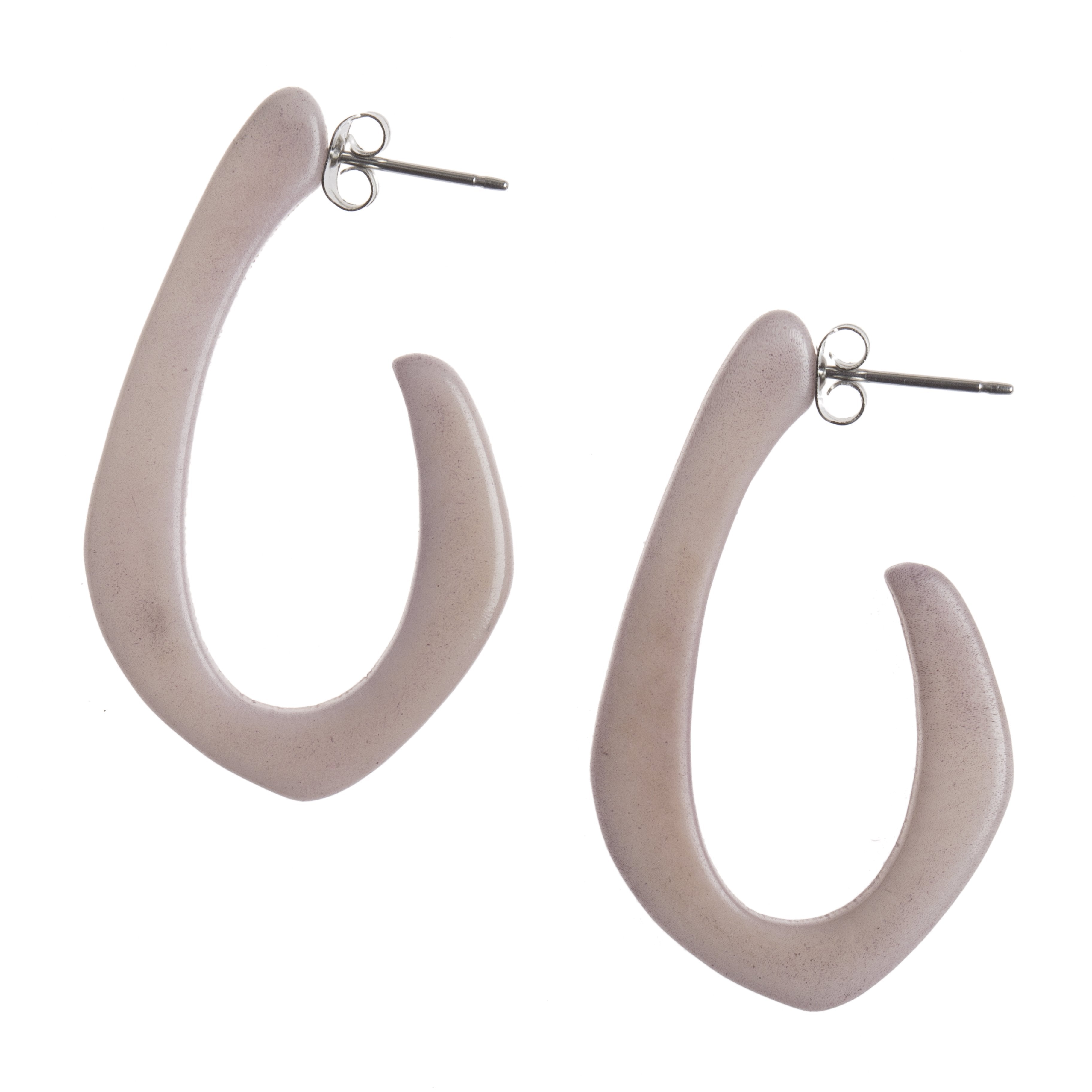 Elena Open Hoop Earrings - Aaria Tees Aaria Tees