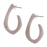 Elena Open Hoop Earrings - Aaria Tees Aaria Tees