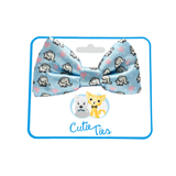 Elephant Love Blue Dog Bow Tie Aaria Tees