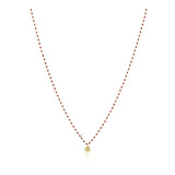 Elsa Mini Heart Necklace Red Aaria Tees