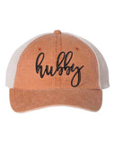 Embroidered Wifey/Hubby Trucker Hat – Anniversary Gift Cap - Aaria Tees Aaria Tees