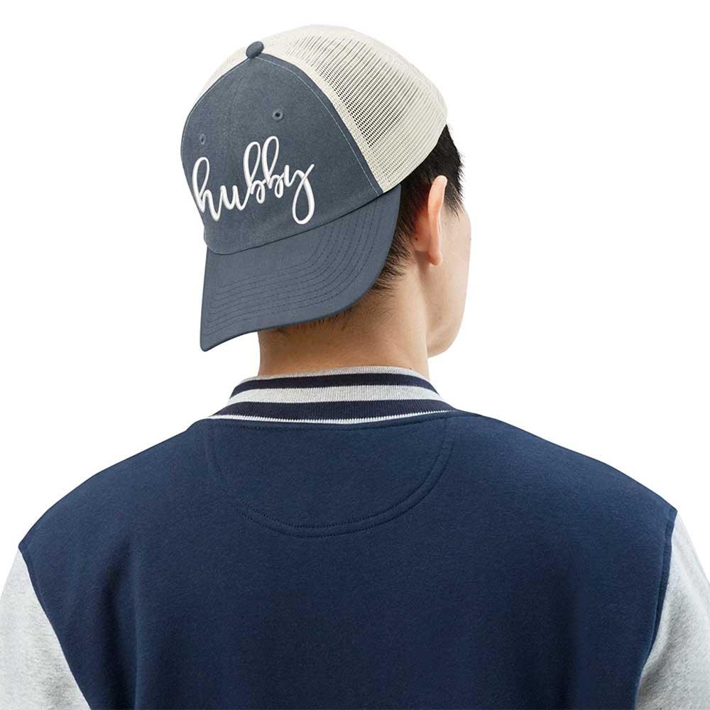 Embroidered Wifey/Hubby Trucker Hat – Anniversary Gift Cap - Aaria Tees Aaria Tees