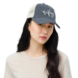 Embroidered Wifey/Hubby Trucker Hat – Anniversary Gift Cap - Aaria Tees Aaria Tees