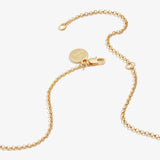 Circle Charm Necklace, 21'' - Aaria Tees Aaria Tees