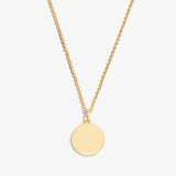 Circle Charm Necklace, 21'' - Aaria Tees Aaria Tees