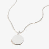 Circle Charm Necklace, 21'' - Aaria Tees Aaria Tees