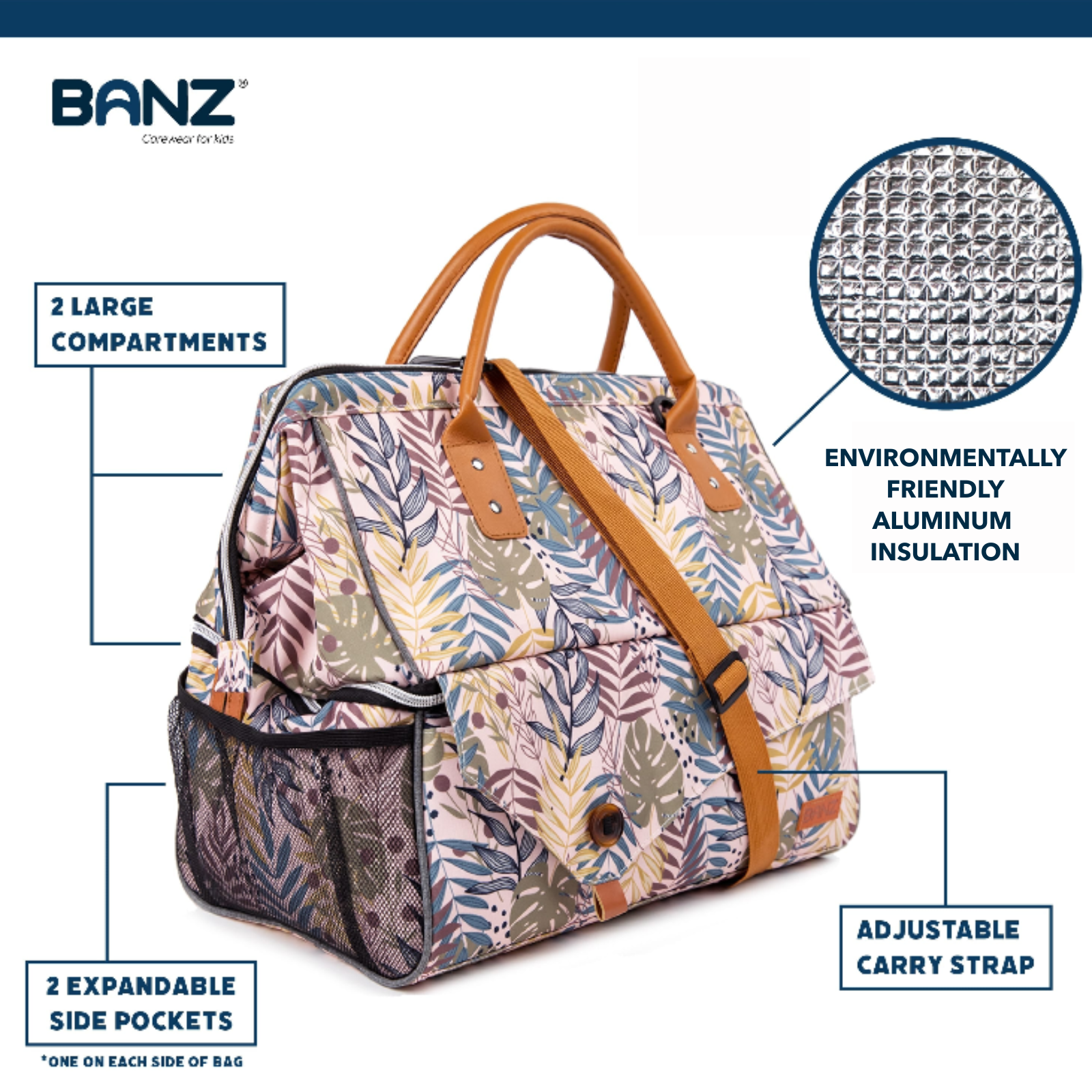 Picnic Insulated Cooler Bag Bag - Aaria Tees Aaria Tees