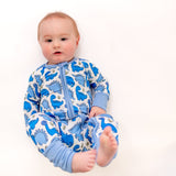 Baby Bamboo Zippered Romper Aaria Tees