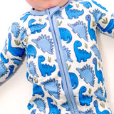 Baby Bamboo Zippered Romper Aaria Tees