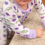 Baby Bamboo Zippered Romper Aaria Tees