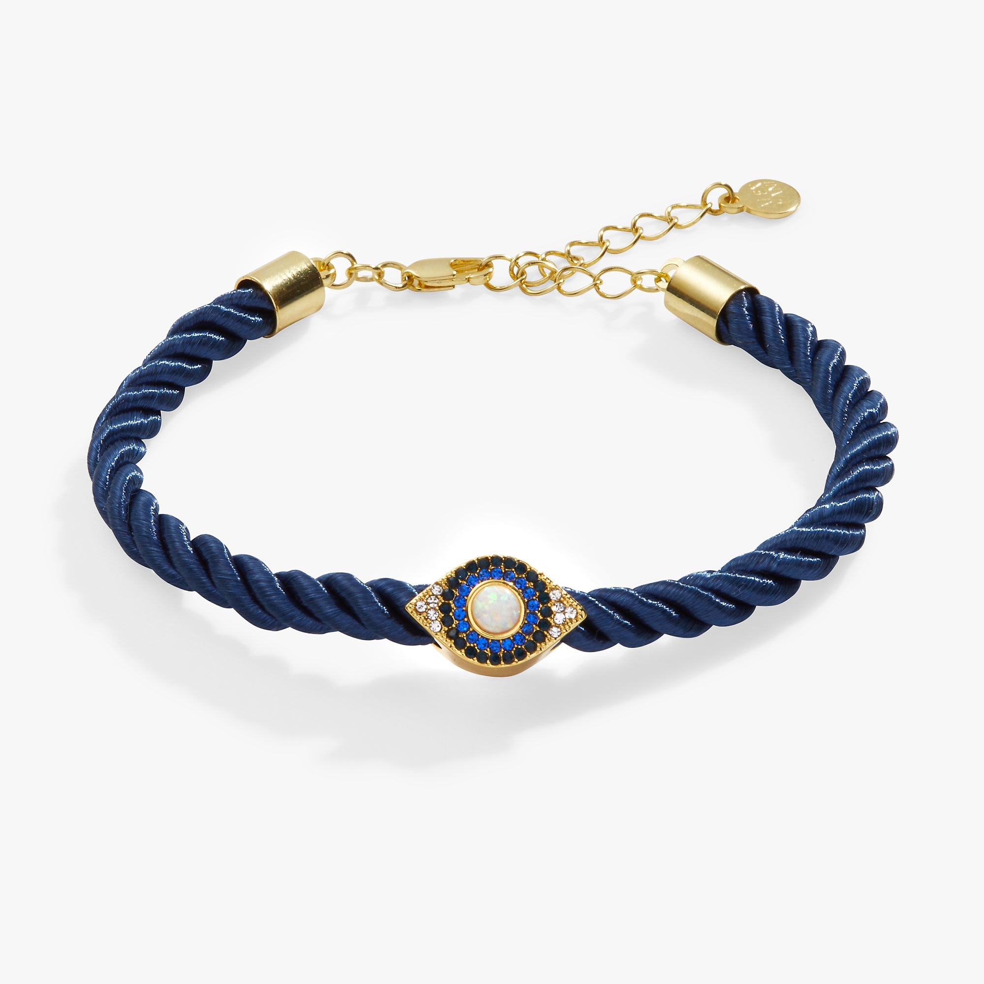 Evil Eye Adjustable Cord Bracelet - Aaria Tees Aaria Tees