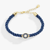 Evil Eye Adjustable Cord Bracelet - Aaria Tees Aaria Tees