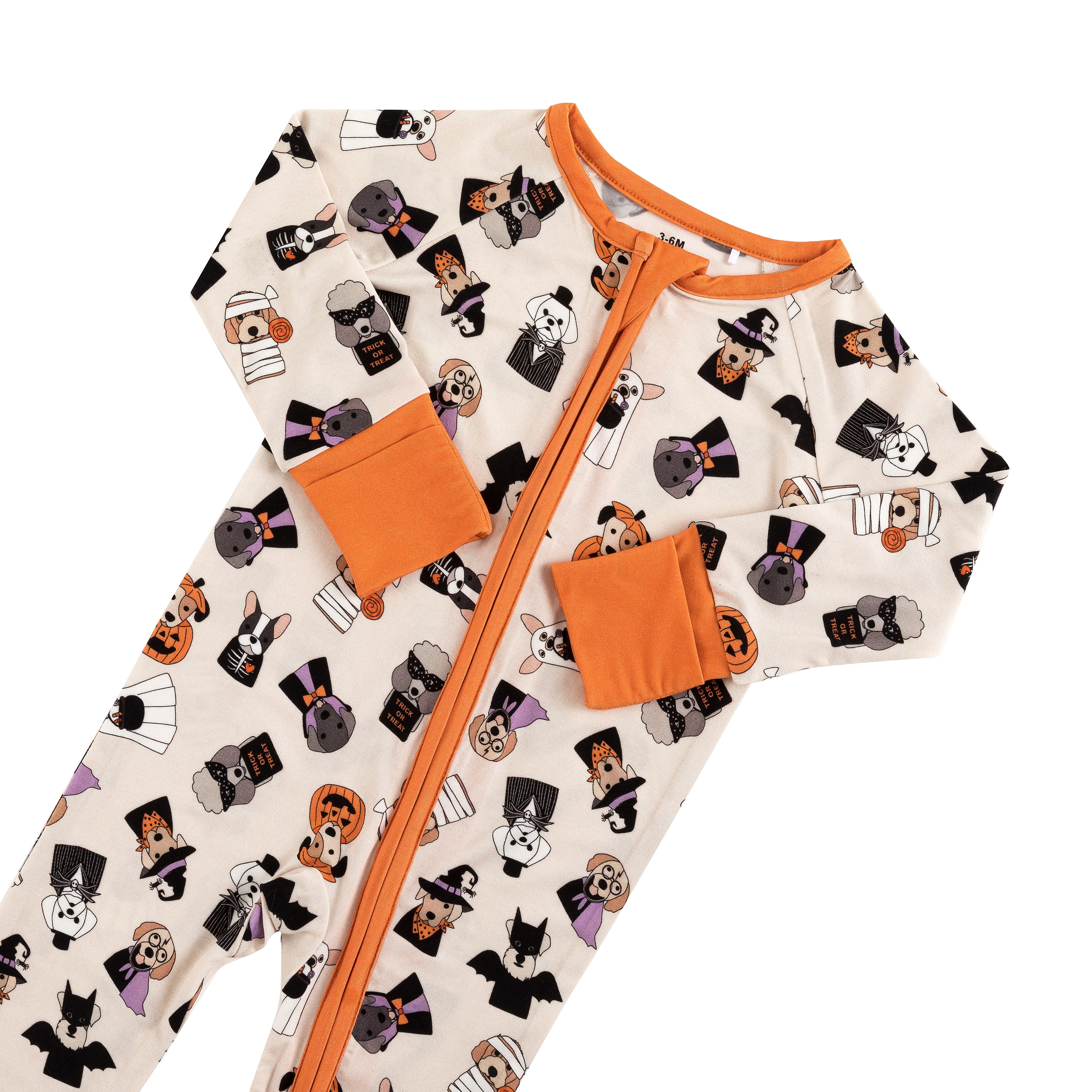 Bark & Treat (Convertible Zip Footies) - Aaria Tees Aaria Tees