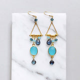 Rainbow Chandie Earrings Aaria Tees