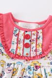 Platinum floral print baby girl set - Aaria Tees Aaria Tees
