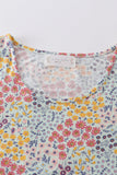 Platinum floral print dress for adult - Aaria Tees Aaria Tees