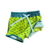 neon fish hybrid shorts Aaria Tees