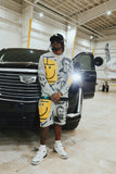 New Rich Crewneck Sweater (Heather Grey) - Aaria Tees Aaria Tees