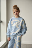 Tweenstyle by Stoopher - Oversized Bow Sweatsuit Aaria Tees