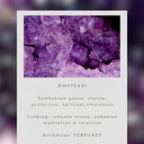 Amethyst Ballet Pendant Aaria Tees
