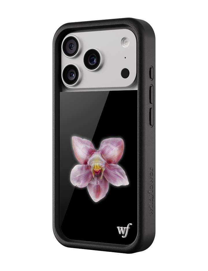 Orchid | Black iPhone Case - Aaria Tees Aaria Tees