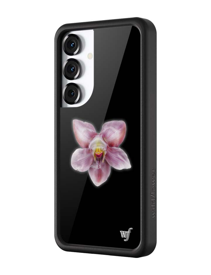 Orchid | Black Samsung Galaxy Case - Aaria Tees Aaria Tees