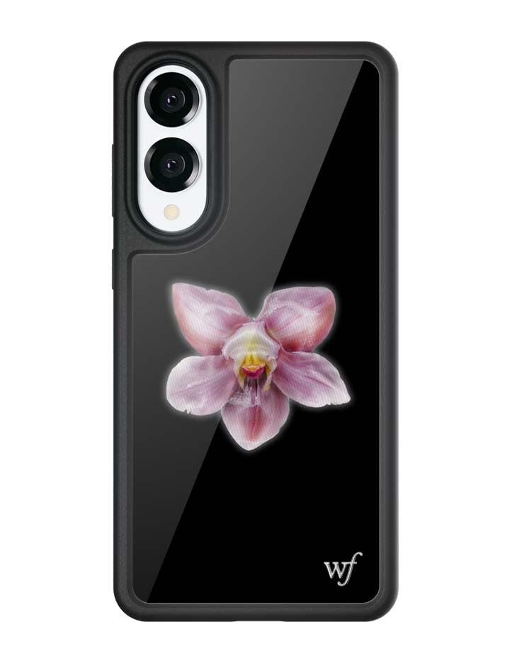 Orchid | Black Samsung Galaxy Case - Aaria Tees Aaria Tees