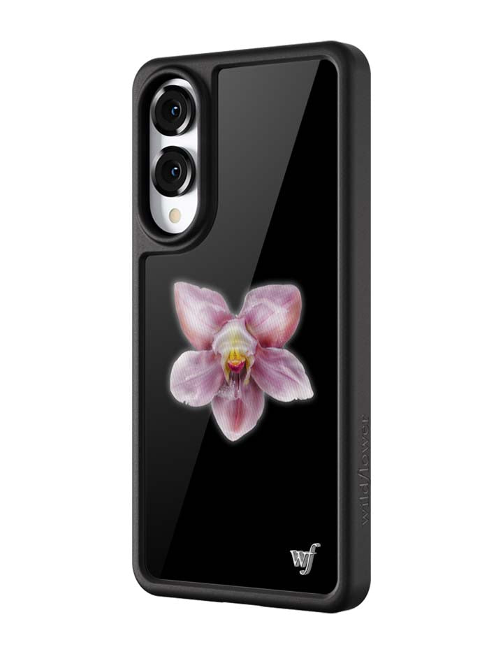 Orchid | Black Samsung Galaxy Case - Aaria Tees Aaria Tees