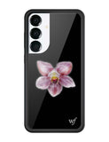 Orchid | Black Samsung Galaxy Case - Aaria Tees Aaria Tees