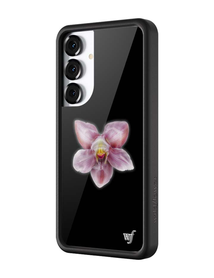 Orchid | Black Samsung Galaxy Case - Aaria Tees Aaria Tees