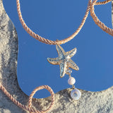 Sea Darling Starfish Rope Necklace Aaria Tees