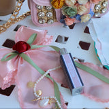 Amour Rose Hair Bow Barette Aaria Tees