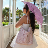 Ribbon Reverie Convertible Hobo to Backpack Aaria Tees
