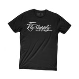 Fly Supply Logo: Black (10 Year Anniversary) - Aaria Tees Aaria Tees