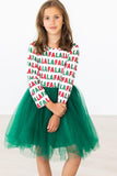 Fa la la L/S Tutu Dress - Aaria Tees Aaria Tees
