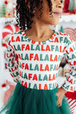 Fa la la L/S Tutu Dress - Aaria Tees Aaria Tees