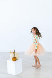 Fall Watercolors L/S Tutu Dress - Aaria Tees Aaria Tees