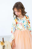 Fall Watercolors L/S Tutu Dress - Aaria Tees Aaria Tees