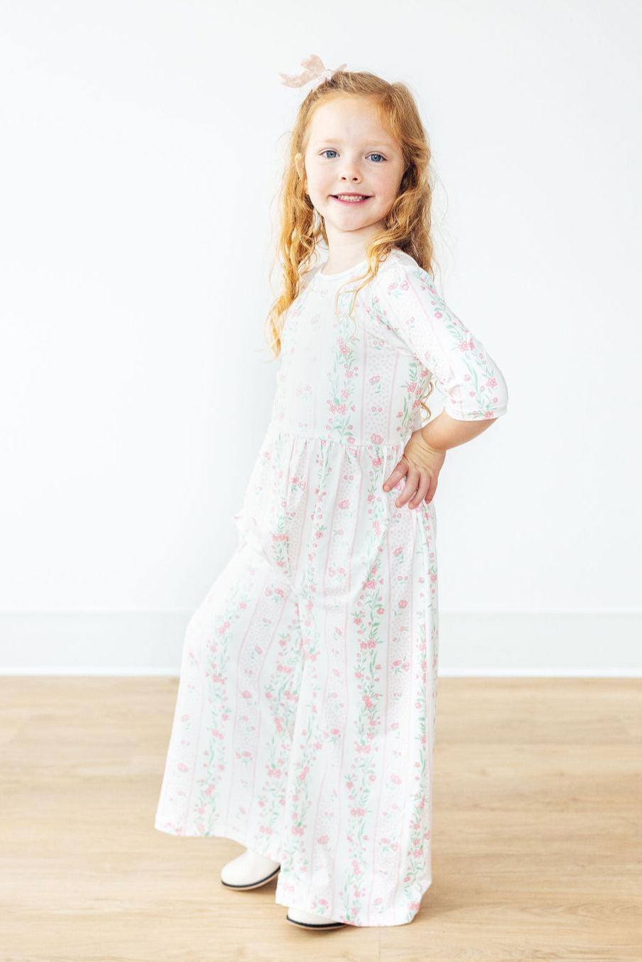 Fancy Florals Wide Leg Jumpsuit - Aaria Tees