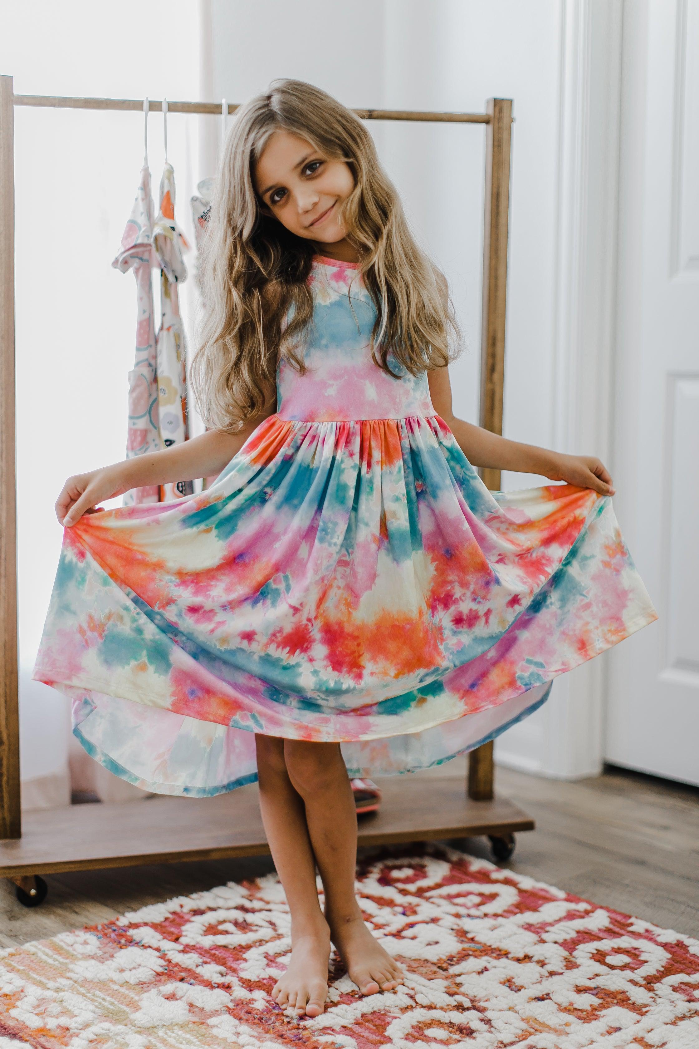 Far Out Tank Twirl Dress - Aaria Tees Aaria Tees