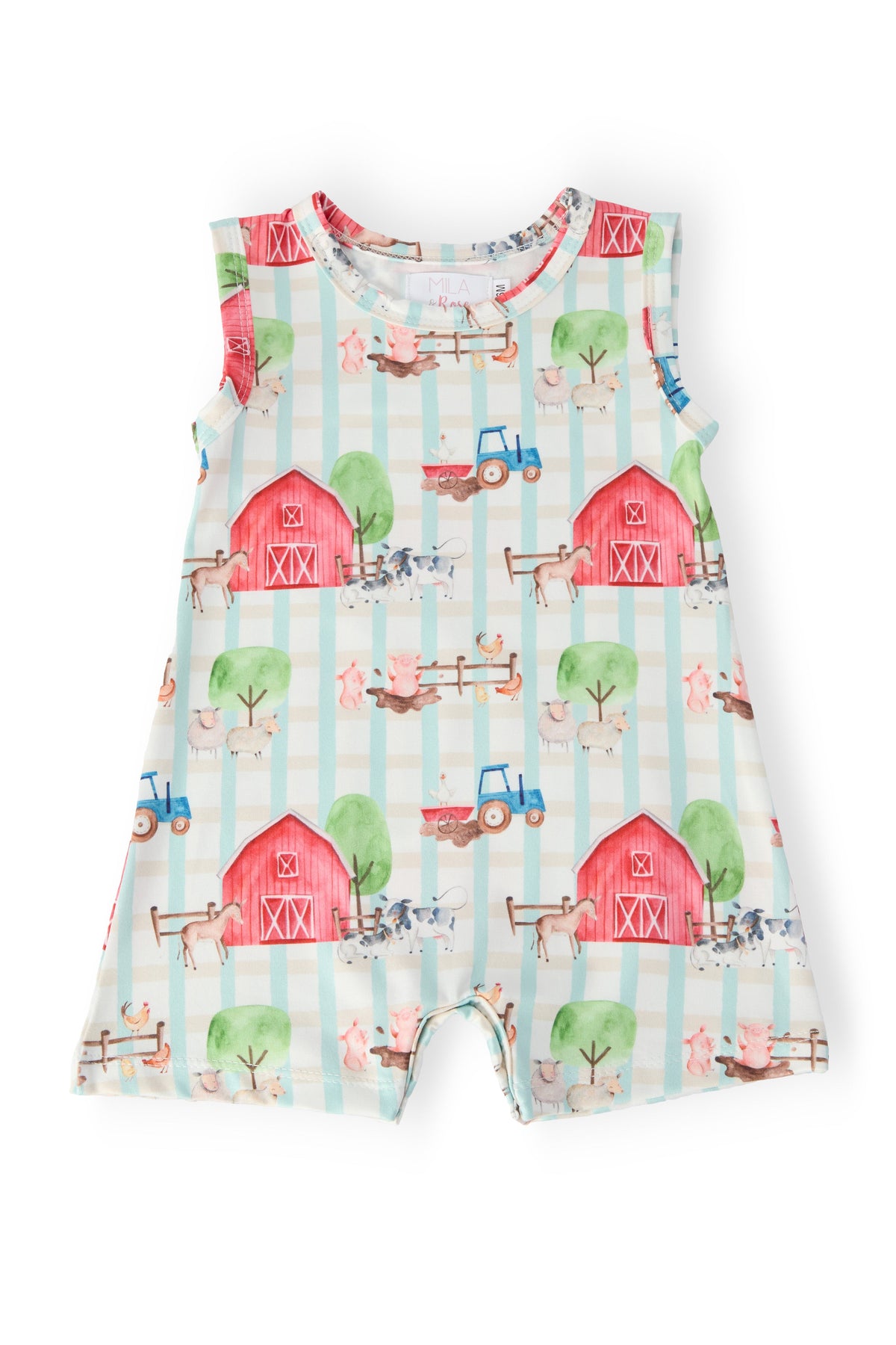 Farm Animals Shorty One-Piece - Aaria Tees