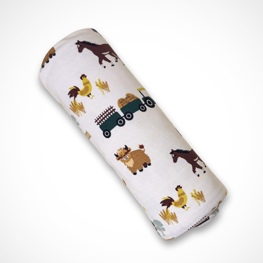 On the Farm Blanket | Bamboo - Aaria Tees Aaria Tees