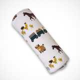 On the Farm Blanket | Bamboo - Aaria Tees Aaria Tees