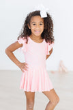 Feeling Pink S/S Twirl Leotard - Aaria Tees Aaria Tees
