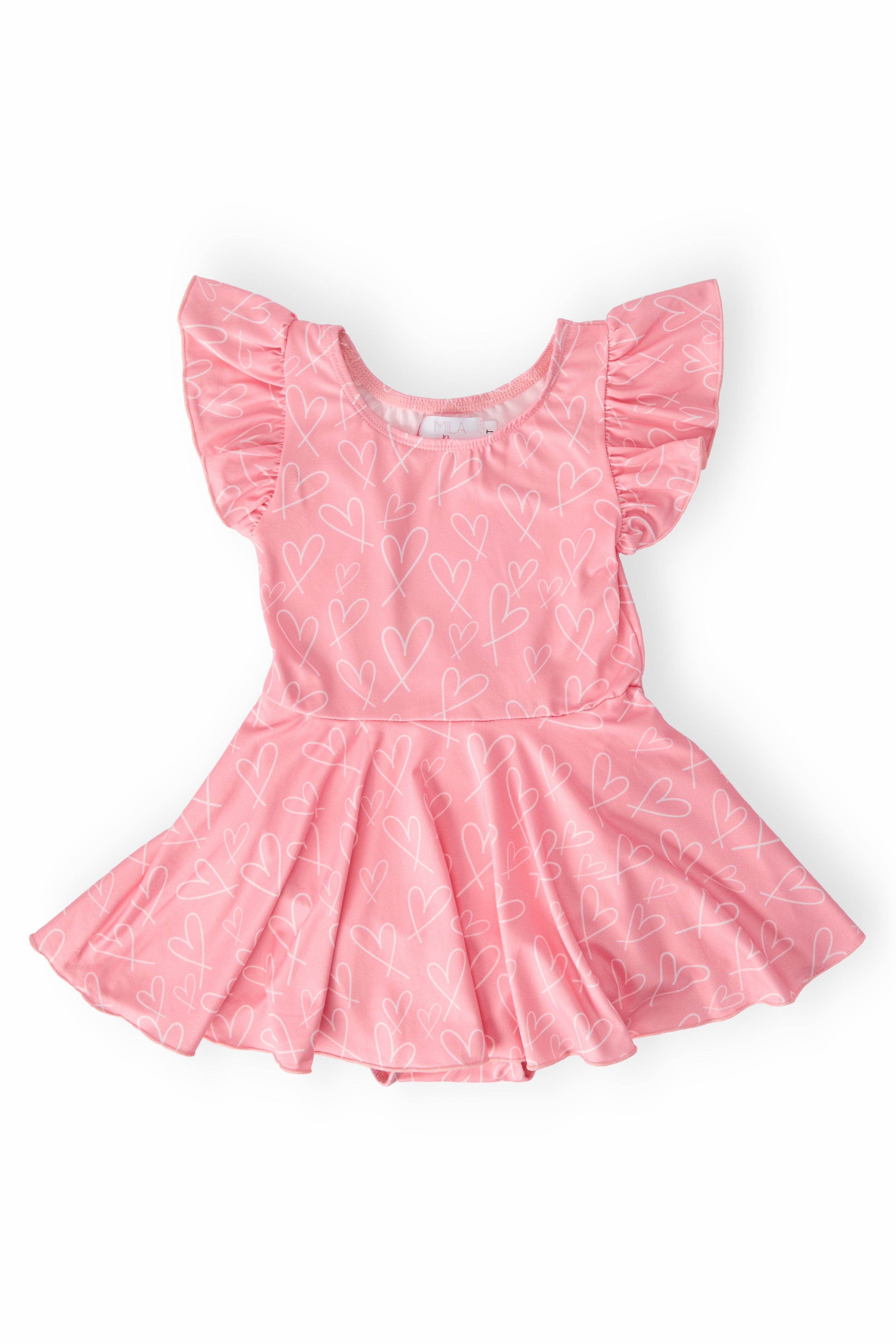 Feeling Pink S/S Twirl Leotard - Aaria Tees Aaria Tees