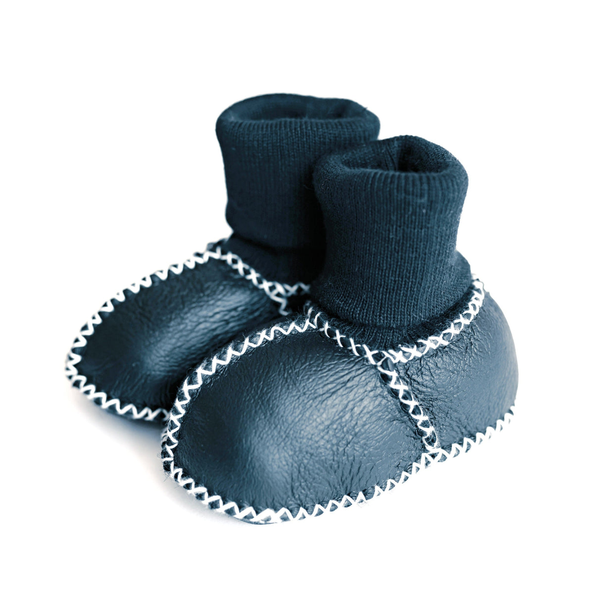 cozy booties | navy - Aaria Tees