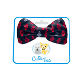 Fire Hydrant Black Dog Bow Tie Aaria Tees