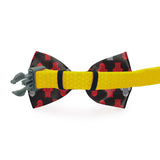 Fire Hydrant Black Dog Bow Tie Aaria Tees